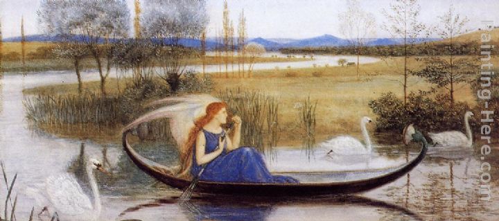 My Soul is an Enchanted Boat... painting - Walter Crane My Soul is an Enchanted Boat... art painting
